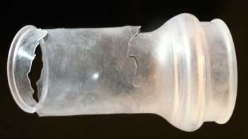 broken phallosan condom part